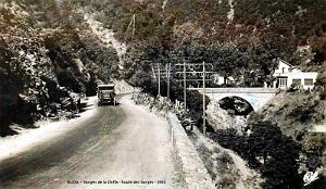 BLIDA - GORGES DE LA CHIFFA - ROUTE DES GORGES - 1952